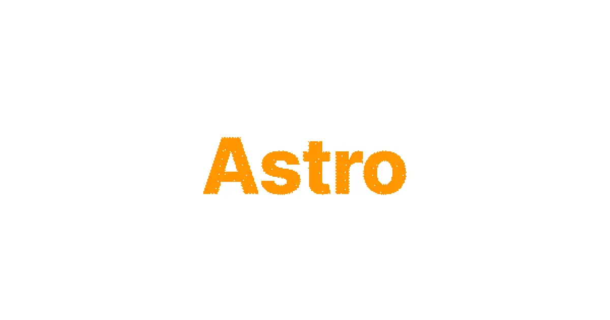 Astro logo cover